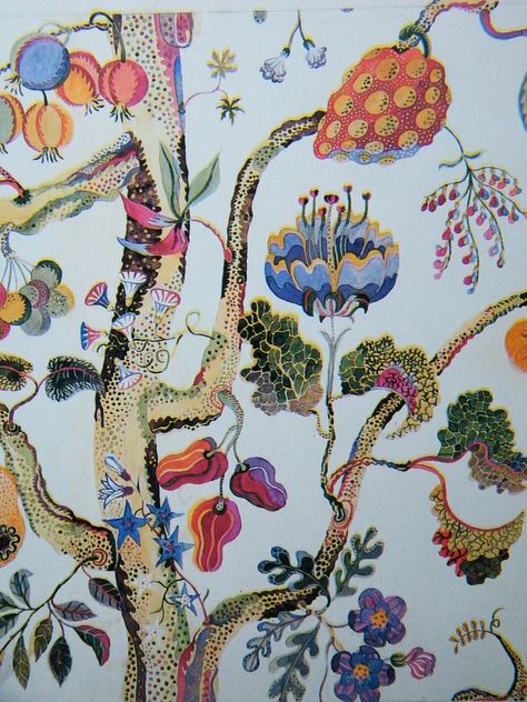 Joseph Frank, Josef Frank, Maximalist Decor, Botanical Pattern, Arte Popular, Textile Patterns, Botanical Illustration, Textile Prints, Art Exhibition