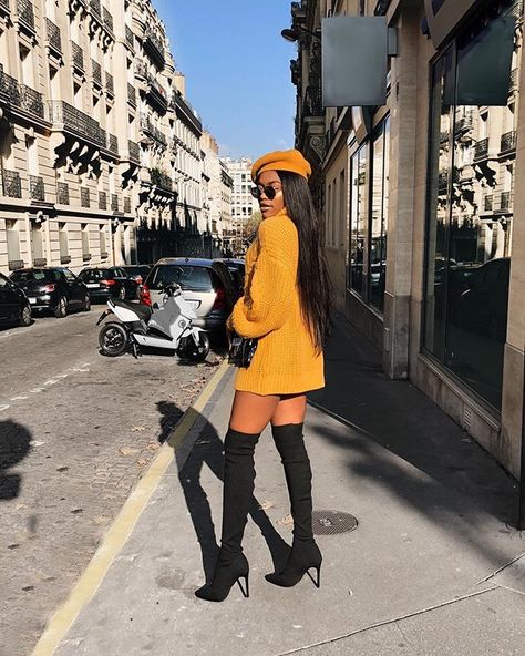 Baret Outfit, Beret Outfits, Marii Pazz, Beret Outfit, Boujee Outfits, Naija Fashion, Winter Dress, Cute Casual Outfits, Winter Wardrobe