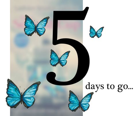 6 More Days Countdown, Five Days To Go Countdown, 5 More Days Countdown, 5 Days To Go Countdown Birthday, 5 Days To Go Countdown, Countdown To My Birthday, Wedding Countdown Quotes, Countdown Wedding, Countdown Quotes