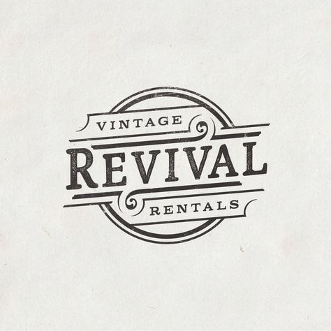 Tavern Logo Ideas, Rental Company Logo, Vintage Logos Aesthetic, Vintage Style Logo, Vintage Brand Logo, Antique Logo Design, Vintage Modern Logo, Free Fonts For Commercial Use, Fonts For Commercial Use