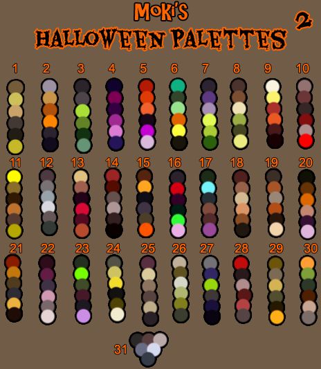 Spooky Halloween Color Palette, Halloween Palette Ideas, Oc Color Palette Challenge, Color Palette Deviantart, Halloween Color Palette 2023, Halloween Color Combos, Fursona Color Palette, Strange Color Palette, Monster Color Palette