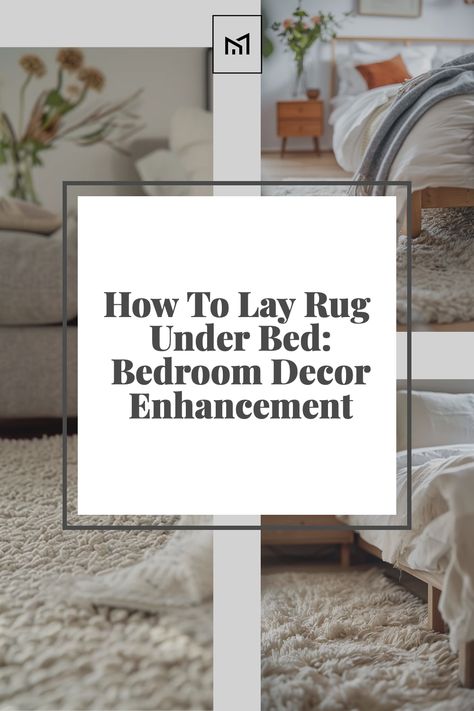 Learn the art of positioning a rug under your bed to enhance bedroom decor. This guide details the ideal rug size based on your bed's dimensions, ensuring it extends evenly on all sides for a balanced look. Discover tips for aligning the rug with the bed frame and coordinating with room aesthetics, transforming your bedroom into a cozy, stylish retreat. Layered Rugs Under Bed, Round Rug Under Bed Placement, Beds With Rugs Under Them, Full Size Bed Rug Guide, Overlapping Rugs Bedroom, How To Place Rug Under Bed, Bed Against Wall With Rug, Rug Under Bed Ideas, 5x7 Rug Under Full Bed