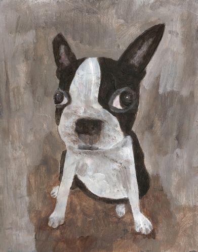 Tetsuo Takahara, Boston Terrier Art, White Seal, 강아지 그림, Wow Art, Dog Illustration, Dog Paintings, Cat Portraits, Pics Art