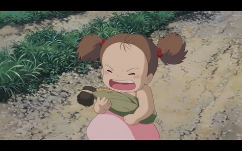 My Neighbor Totoro Mei Totoro, Hayao Miyazaki Movies, Wind Rises, Studio Ghibli Movies, Studio Ghibli Art, Ghibli Movies, Ghibli Art, Animation Screencaps, My Neighbor Totoro