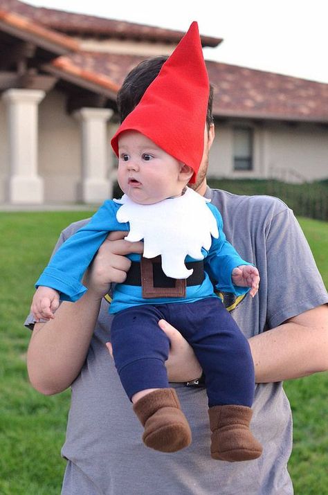 Garden Gnome Costume, Garden Gnomes Costume, Gnome Costume, Baby Kostüm, Costume Tutorial, Handmade Costumes, Toddler Halloween Costumes, Garden Gnome