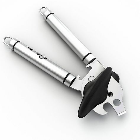 Bru Joy stainless steel can opener delivers the highest quality that will NEVER let you down! Minimal hand effort required. Open all cans in seconds Kitchen Appliances Storage, Manual Can Opener, Coleman Camping Stove, Tin Opener, Electric Can Opener, Outdoor Kitchen Appliances, Can Openers, Product Promotion, Kitchen Jars