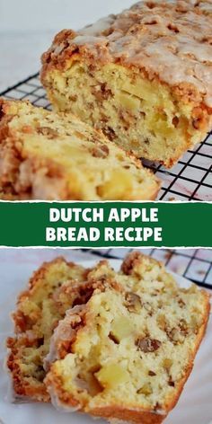 Pin on breads Dutch Apple Bread Recipe, Dutch Apple Bread, Type Of Bread, Apple Bread Recipe, Apple Recipes Easy, Dutch Apple, Apple Dessert Recipes, Apple Bread, Apple Cake Recipes