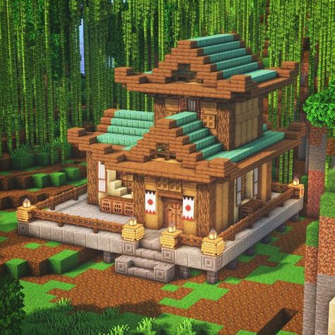 Japan House Minecraft, Minecraft Japanese Village, Japan Farmhouse, Farmhouse Minecraft, Minecraft Aesthetic House, Minecraft Japanese House, Japanese Roof, Minecraft Japanese, Aesthetic Minecraft