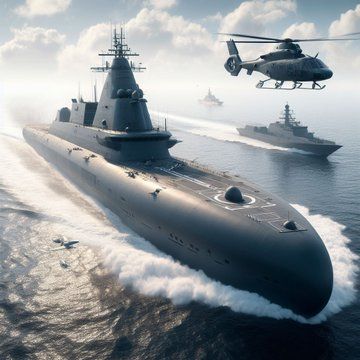 Navy Lookout on X: "THREAD So we asked #AI to visualise the future of the Royal Navy. The results are certainly amusing... First up the "Anti-submarine frigate" https://t.co/2OuIbQoUQo" / X Destroyer Ship, Royal Navy Submarine, Navy Inspiration, Navy Submarine, Military Aesthetic, Army Images, Combat Art, Concept Car Design, Fantasy City