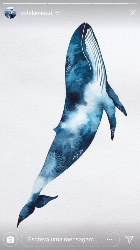 Blue Whale Drawing, Watercolor Whales, Whale Watercolor, Whale Illustration, Whale Painting, Whale Tattoos, Watercolor Whale, Watercolor Fish, Whale Art