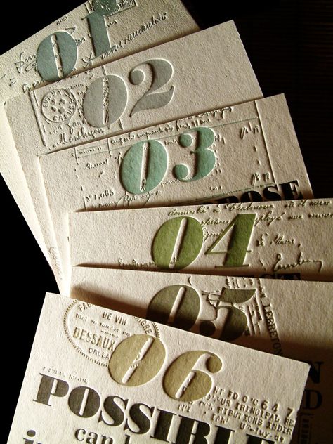 Letterpress Calendar, Calendar Graphic, Letterpress Design, Letterpress Business Cards, Graphic Design Collection, Graphic Projects, Letterpress Invitations, Calendar Design, Typography Letters