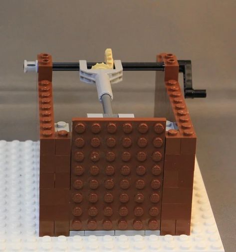 Lego Garage, Diy Slingshot, Used Legos, Lego Machines, Lego Universe, Lego Diy, Brick Art, Lego Creative, Lego Pictures