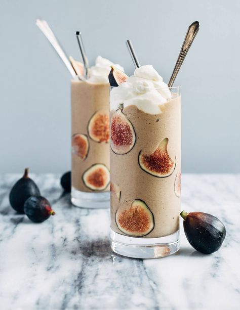 Cold-Brew Coffee and Black Mission Fig Boozy Milkshakes Black Mission Fig, Boozy Milkshake, Milk Shakes, Brewed Coffee, Coffee Black, Irish Coffee, Cold Brew Coffee, Milkshakes, Vanilla Ice