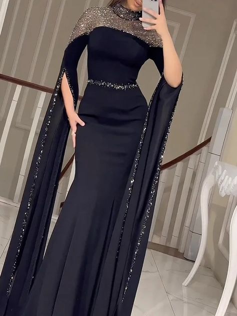 Soiree Dresses For Hijab, Party Wear Gowns, Soiree Dress, Fancy Dresses Long, Mesh Maxi Dress, Elegant Maxi Dress, Glamour Dress, Designer Dresses Casual, فستان سهرة