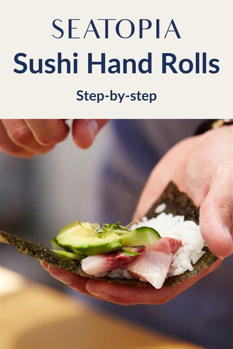 Elevate your sushi game with these delicious certified-clean hand rolls. This quick and easy recipe is perfect for your next gathering with family and friends.  1️⃣ Get certified-clean sushi grade fish delivered  2️⃣ Prepare the Sushi Rice  3️⃣ Prepare the Fish  4️⃣ Assemble the Handrolls and enjoy 🙌🏾 Sushi Hand Rolls, Easy Sushi, Salmon Roe, Sushi Rice, Hand Roll, Rice Vinegar, Clean Hands, The Fish, Quick Easy Meals