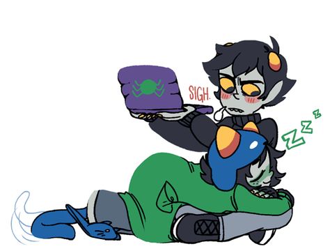 KatNep Homestuck Karkat, Nepeta Leijon, Homestuck Ships, Karkat Vantas, Homestuck Cosplay, Home Stuck, Night Aesthetic, Homestuck, My Cat