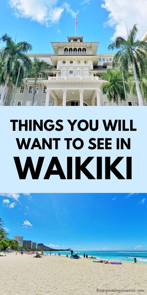 Tropical Vacation Ideas, Things To Do In Waikiki, Hawaii On A Budget, Oahu Itinerary, Oahu Waikiki, Hawaii Vacation Tips, Hawaii Trip Planning, Duke Kahanamoku, Waikiki Hawaii Beach