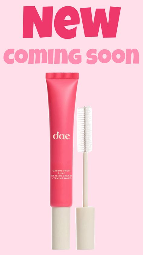 New! Coming Soon! DAE cactus fruit 3 in 1 styling cream with taming wand! New Coming Soon, Cactus Fruit, Styling Wand, New Coming, Styling Cream, What I Want, Christmas Wishes, Christmas Wishlist, Christmas List