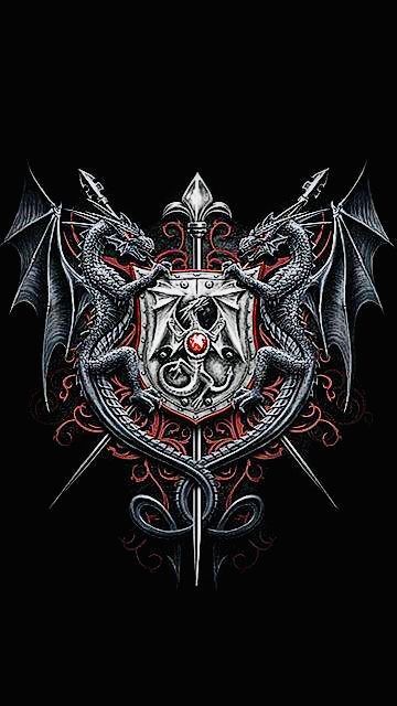 Sep 26, 2018 - This Pin was discovered by Ak Tommy Boy. Discover (and save!) your own Pins on Pinterest Wallpapers Gothic, Dragon Tattoo Images, Dragon Crest, Dragon Emblem, Crest Tattoo, Celtic Dragon Tattoos, Dragon Tattoos, Celtic Dragon, Dragon Tattoo Designs