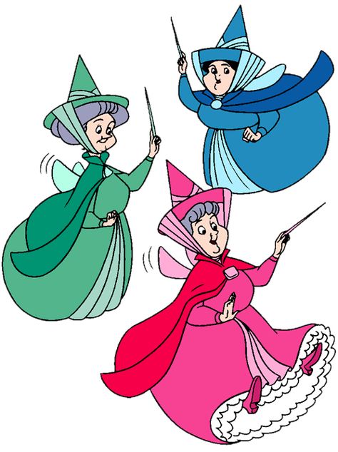 Flora and Fauna and Merryweather - love - had paper dolls of these wonderful fairies Disneyland Games, Disney Sidekicks, Sleeping Beauty Fairies, Disney Sleeve, Fairy Friends, Disney Sleeping Beauty, Disney Fairies, Fairy Godmother, Disney Tattoos