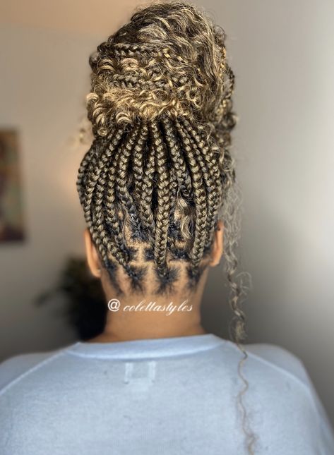 Medium Bohemian Knotless, Medium Bohemian Knotless Braids, Bohemian Knotless Braids, Bohemian Knotless, Braids Styling, Butterfly Hair Accessories, Bohemian Braids, Protective Hairstyles For Natural Hair, Feed In Braids Hairstyles