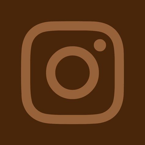 Brown Aesthetic Iphone Icons, Brown Homescreen Icons, Instagram Brown Icon, Brown Iphone Icons, Brown Widgetsmith, Brown Instagram Icon, Instagram App Icon Aesthetic, Brown Widget Icon, Face Book App