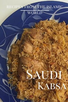 Kabsa Recipe, Arabisk Mad, Delicious Entrees, Rice Pulao, Arab Food, Middle East Food, Middle East Recipes, Arabian Food, Main Course Dishes