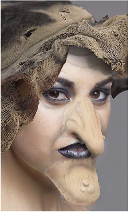 Amazon.com: Faux Studio Flesh Witch Nose and Chin Set Latex Prosthetic Appliance.: Clothing Witch Nose, Prosthetic Makeup, Nose Makeup, Nature Witch, Costumes Dresses, Witch Makeup, Electric Forest, Best Halloween Costumes, Witch Diy