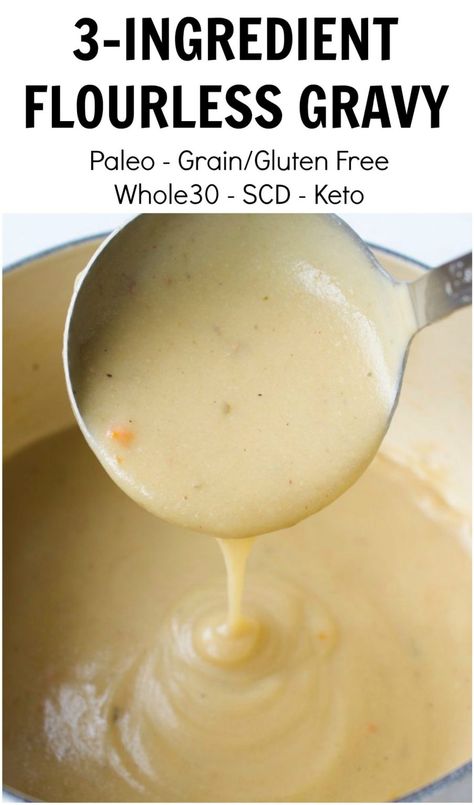 Flourless Gravy Recipe, Healthy Gravy Recipe, Paleo Gravy, Cauliflower Gravy, Healthy Gravy, Cheese Sauces, Gluten Free Gravy, Vegan Gravy, Scd Recipes