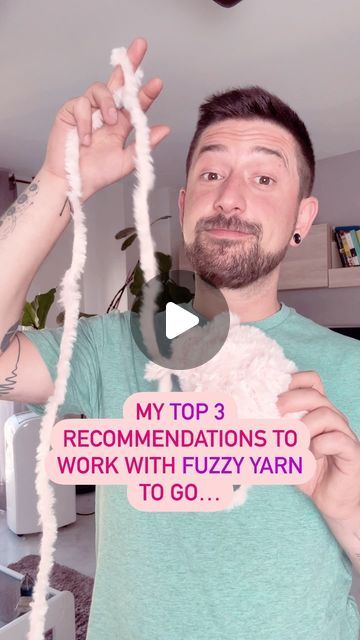 Carlos Nomdedeu on Instagram: "Save this reel & check it later! 👌🏼❤️

Did you know this guys!? Let me know if these tips were helpful for you! 🤗

Share this with your favorite crocheter friends! 

What are your secrets for working with fuzzy yarn? 🤭

#crochet #fuzzyyarn #crochetersofinstagram" What To Make With Fuzzy Yarn, Crochet Patterns Fuzzy Yarn, What To Make With Fluffy Yarn, How To Crochet With Fluffy Yarn, Fluffy Yarn Crochet Patterns, Crochet With Fuzzy Yarn, Crochet With Big Yarn, Crochet Ideas Fluffy Yarn, Fluffy Yarn Crochet Ideas