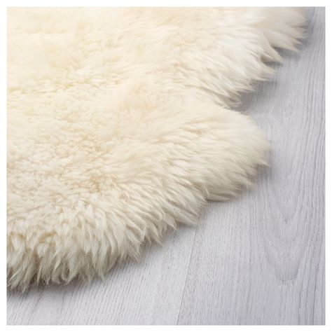 Ikea Sheepskin Rug, Ikea Sheepskin, Sheep Skin Rug, Sheep Rug, Ikea Rug, Ikea Living Room, Ikea Website, Sheep Skin, White Living Room