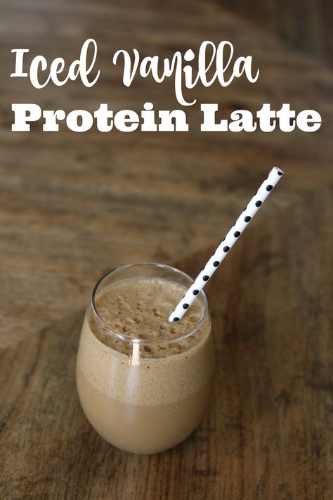 iced vanilla protein latte Protein Latte, Banana Apple Smoothie, Iced Coffee Protein Shake, Protein Shakes Recipes, Vegan Protein Sources, Plant Based Protein Powder, Coffee In The Morning, Cholesterol Remedies, Cholesterol Lowering Foods