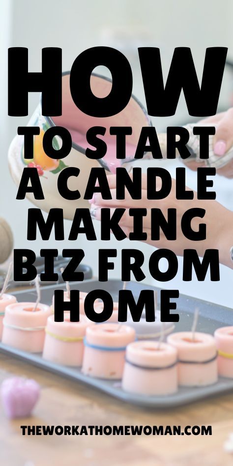 Homade Candles, Start A Candle Business, Homemade Candle Recipes, Candle Making Instructions, Diy Candle Wick, Candle Scents Recipes, Candle Making For Beginners, Candle Making Recipes, Homemade Scented Candles