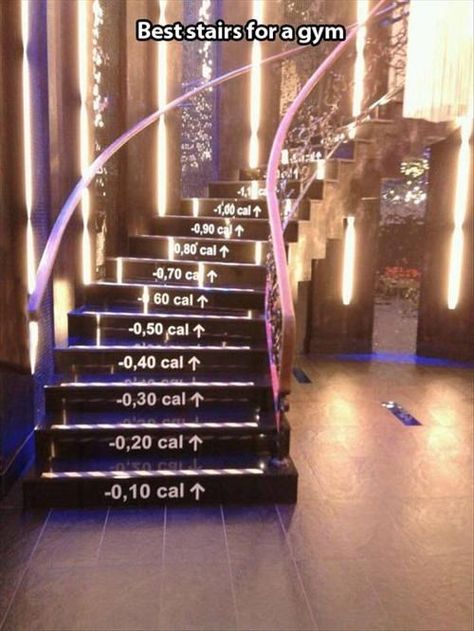 Stairs in a gym - Everything is an Exercise Gym Stairs, Fitness Center Design, Boutique Gym, Dream Gym, Gym Design Interior, Gym Interior, Home Gym Design, Crossfit Gym, Boxing Gym