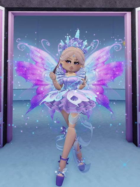 ✼ Feel free to save, but don’t repost! <3 ✼ ♡ #roblox #royalehigh #royalehighoutfits ♡ Space Fairy, Cookie Swirl C, Royal High Outfits Ideas Cheap, Fairy Outfit, Island Theme, Royal Clothing, Aesthetic Roblox Royale High Outfits, Fairy Clothes, Royale High