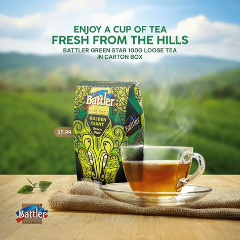 Battler Tea - Social Media Post :: Behance