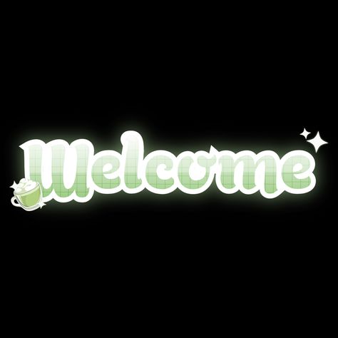 #discord #gfx #f2u #green #matcha Green Welcome Banner Discord, Pastel Green Discord Banner, Green And Black Banner Discord, F2u Welcome Banner Discord, Gfx Png, Random Emojis, Green Twitch Overlay, Gfx Backgrounds, Green Emoji