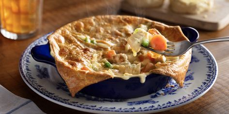 Cracker Barrel Chicken Pot Pie Recipe, Pumpkin Pie Latte, Cracker Barrel Chicken, Cracker Barrel Recipes, Chicken Pot Pies, Chicken Pot Pie Recipe, Pot Pie Recipe, Fall Menu, Grocery Outlet