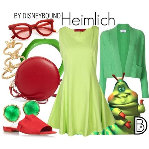 Heimlich Bugs Life, Disneybounding Ideas, Disney Princess Outfits, Bugs Life, Disney Bounds, Disney Inspired Fashion, Disney Bounding, Disney Ideas, Disney Bound Outfits