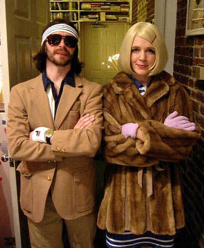 Richie and Margot Tenenbaum | 30 Unconventional Two-Person Halloween Costumes Margot Tenenbaum Costume, Two Person Costumes, Halloween Costume Contest Winners, Two Person Halloween Costumes, Easy Last Minute Costumes, Costume Contest Winner, Margot Tenenbaum, Meme Costume, Diy Couples Costumes