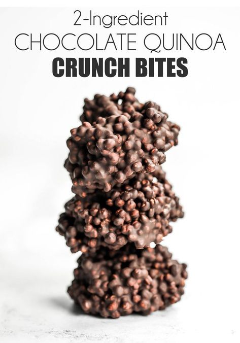 Quinoa Crunch, Chocolate Quinoa, Cheesecake Vegan, Recipes Quinoa, Keto Christmas, Rum Balls, Under 100 Calories, Chocolate Crunch, Treats Recipes