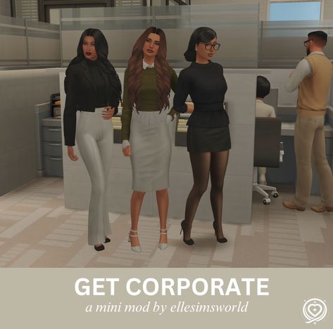 Maxis Match Cc Collection, Sims 4 Ceo Career, Active Careers Sims 4, Sims 4 Community Lot Ideas, Jobs Sims 4 Cc, Sims 4 Millionaire Cc, Sims4 Cc Jobs, Sims 4 Career Outfits Cc, Sims 4 Buisness Cc