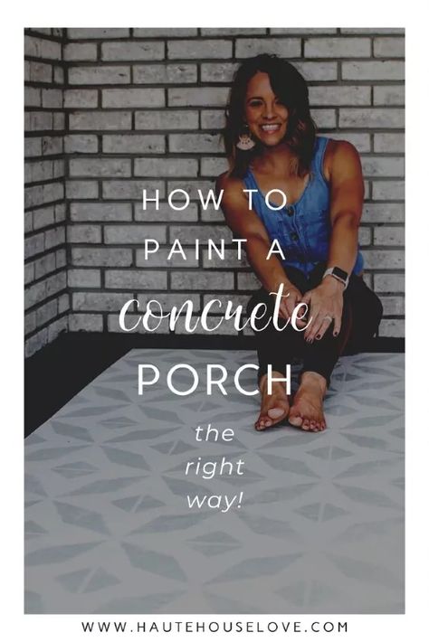 Learn the secrets of achieving flawless porch floors. Follow these expert tips and techniques to achieve a stunning transformation that will leave a lasting impact. Porch Floors, Stenciled Concrete Floor, Painted Porch Floors, Concrete Front Porch, Paint Concrete Patio, Painted Concrete Steps, Stencil Concrete, Porch Paint, Painted Concrete