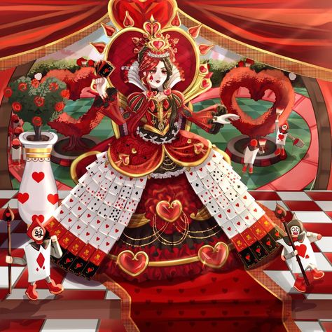 || Queen of Heart || from 'Alice in Wonderland' ♥️♠️♣️♦️🃏 Art by me - - #queen #queenofhearts #queenofhearts❤️ #heart #ibispaintx #art #artist #the_artf #fyp #illustration #design Queen Of Hearts Oc, Queen Of Hearts Fanart, Alice In Wonderland Red Queen, Queen Of Heart, Oc Stuff, Red Queen, Queen Of Hearts, Alice In Wonderland, Art Artist