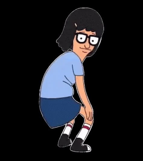 Tina Belcher squatting Tina Belcher Twerking, Tina Belcher Drawing, Tina Belcher Tattoo, Bob’s Burgers, Tina Bobs Burgers, Bobs Burgers Wallpaper, Bob Burgers, Bobs Burgers Characters, Cartoon Paintings