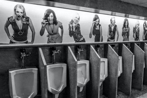 Mens Bathroom, Toilet Art, Toilet Design, Mans World, Insta Photo, Bones Funny, Make Me Smile, The Wall, Street Art