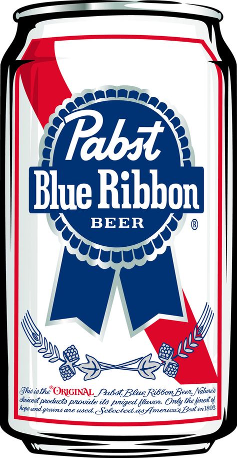 10 Reasons PBR Doesn't Suck | Beer, Food, Geekitude Pbr Beer, Beer Stickers, Cheap Beer, Beer Food, Pabst Blue Ribbon Beer, Beer Snob, Beer Pong Tables, Pabst Blue Ribbon, Beer Logo