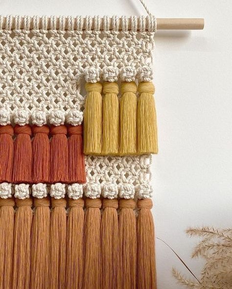 Let Be Macrame, Macraweave Wall Hanging, Modern Macrame Wall Hanging, Macrame Weaving, Macrame Baby, Macrame Wall Hanging Tutorial, Macrame Knots Tutorial, Boho Crafts Diy, Wall Hanging Handmade