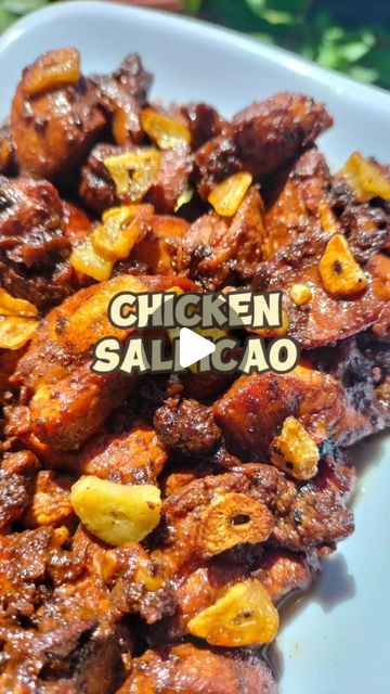 Hanna Melea M Señeres on Instagram: "CHICKEN SALPICAO  1/2 kg skinless chicken (breast/thigh) 5 to 7 cloves garlic crushed 1/4 c virgin olive oil 1/2 t salt 1/4 t black pepper 5 T worcestershire sauce 2 T oyster sauce 2 T butter (optional)  #ChickenSalpicao #Salpicao #ChickenRecipe  #UlamIdea #Homemade #Homecook #TiktokFood #Instafood #InstaGood #FbReelFood #RecipeOfTheDay #ViralVideo #PinoyVersion #TrendingReels #Foodie #MealPrep #Food #Yummy #fypシ゚viralシ  #adsonreelsmonetization  #reelsmonetizationfacebook  #adsonreels #trendingreels #fypシ" Chicken Salpicao Recipe, Salpicao Recipe, Instagram Recipes, Filipino Foods, Oyster Sauce, Filipino Recipes, Food Yummy, Worcestershire Sauce, Skinless Chicken Breast