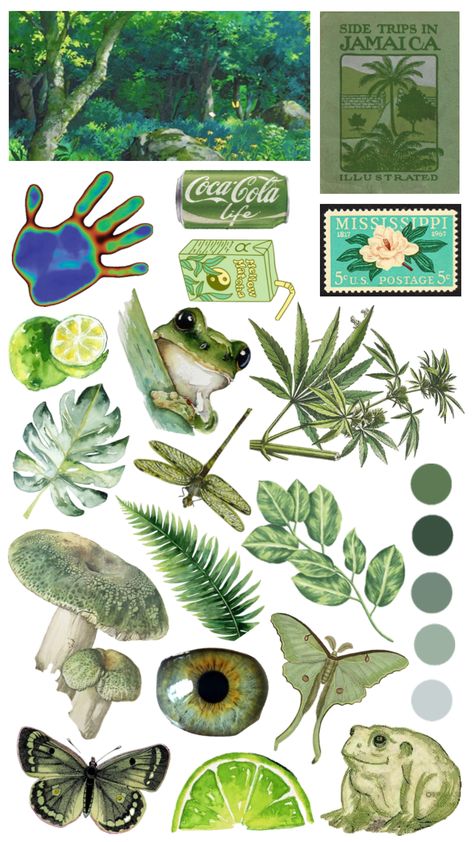 #greenaesthetic #green Green Scrapbook, File Decoration Ideas, Cute Anniversary Gifts, Sticker Scrapbook, Vintage Scrapbook Paper, Boho Art Drawings, Scrapbook Printing, Collage Scrapbook, Artsy Photos